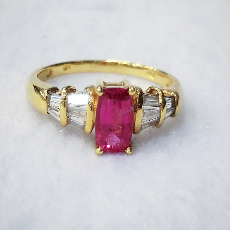 Pink Tourmaline Ring R464 Old Stock! Clearance Sale!